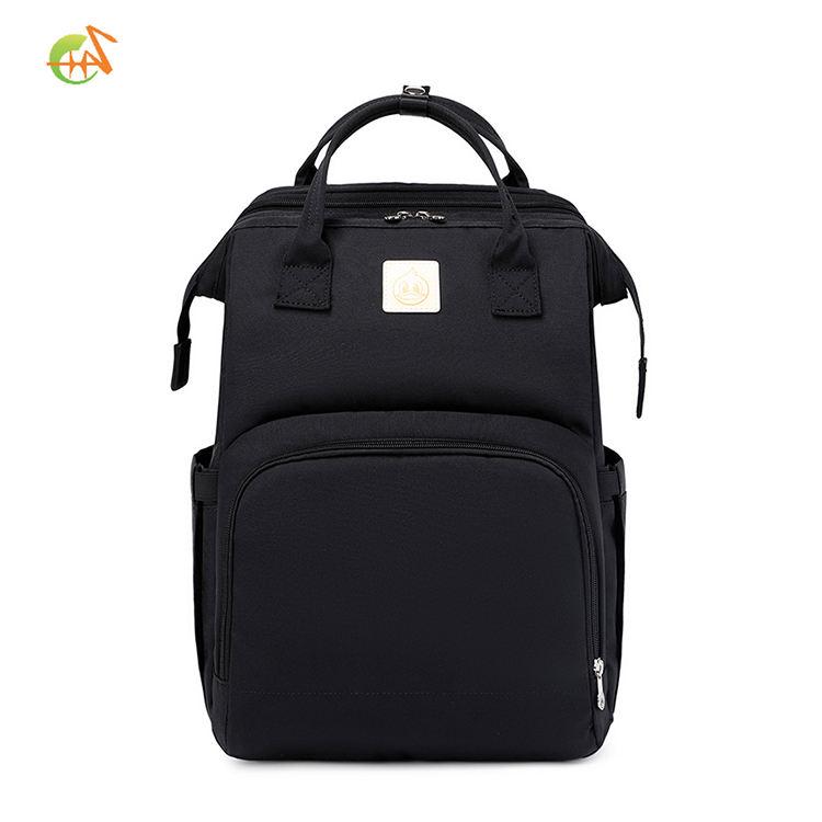 2020可折叠防水美国圣诞黑色木乃伊袋尿布袋多功能婴儿床带更换垫婴儿床袋