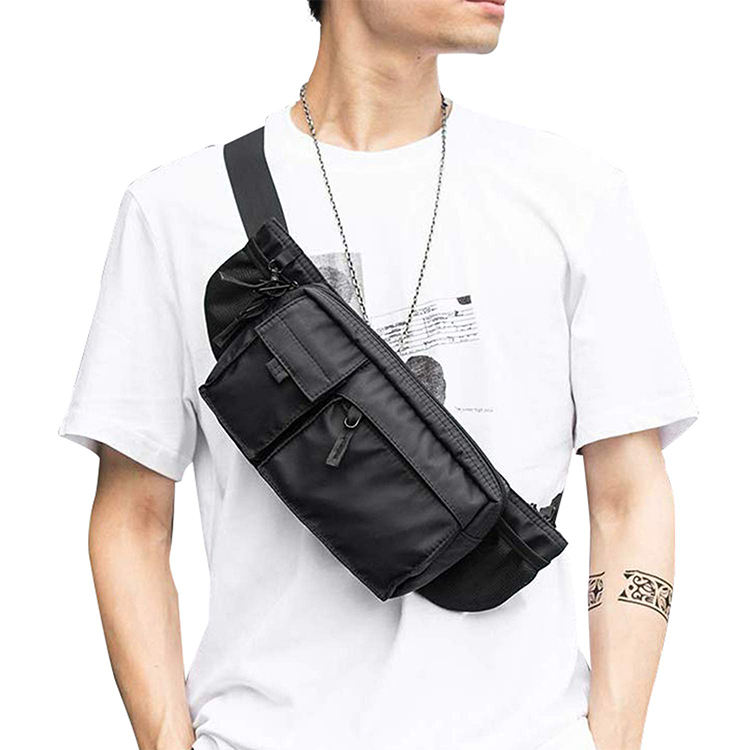 Fanny Pack腰包旅行定制男包胸肩防水手机设计师耐刀袋男孩吊带包